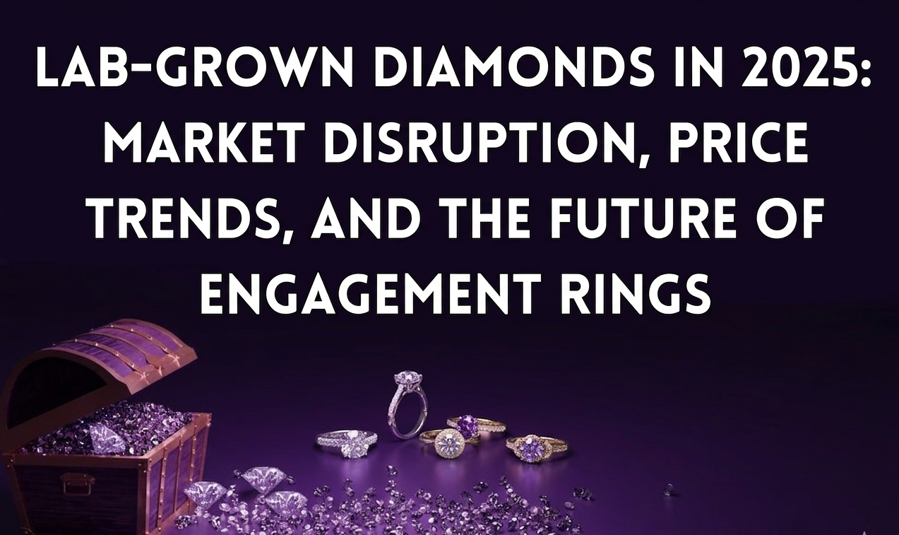 The global diamond industry is experiencing a major transformation as lab-grown diamonds rapidly gain market share.