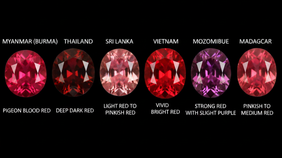 The Ultimate Guide to Ruby Colors: How Origin Shapes the World's Most Prized Gemstone