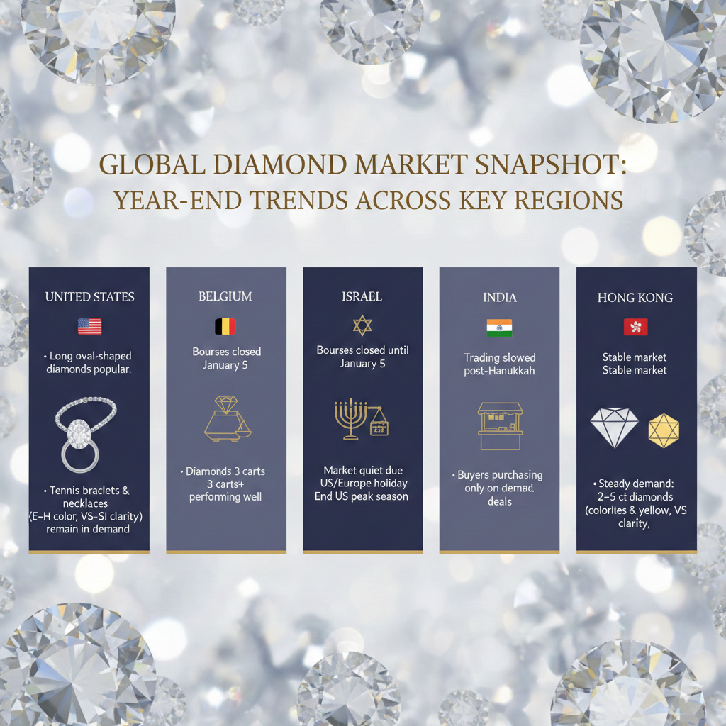 Year-End Global Diamond Market Analysis: Regional Trends and 2026 Outlook