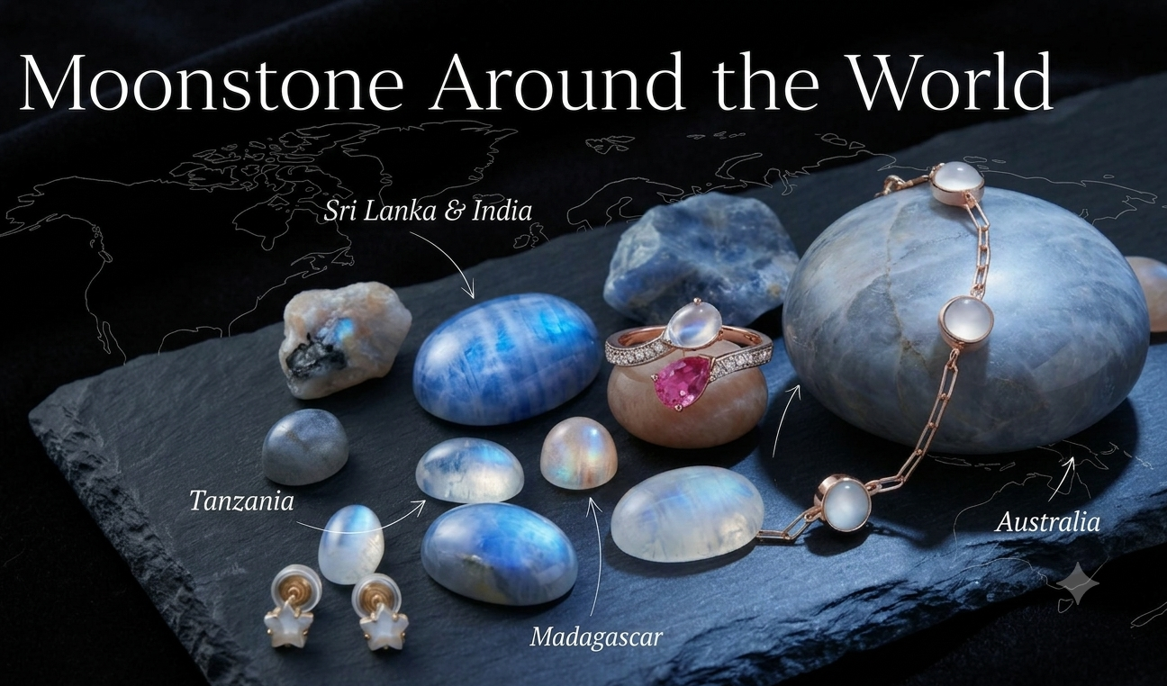 Moonstone Around the World: A Detailed Guide to Origins, Quality, and Value