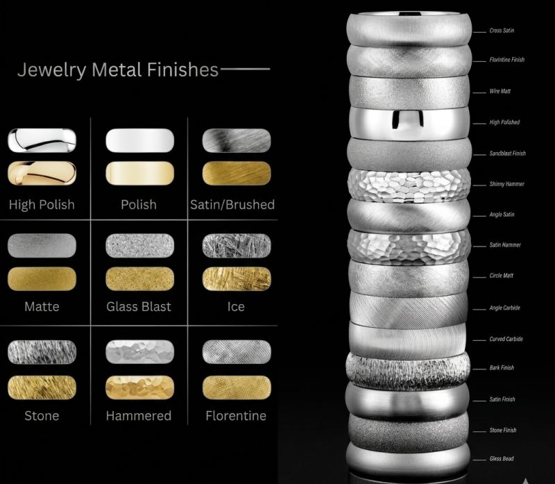 12 Metal Finishes That Can Completely Change a Jewelry Design