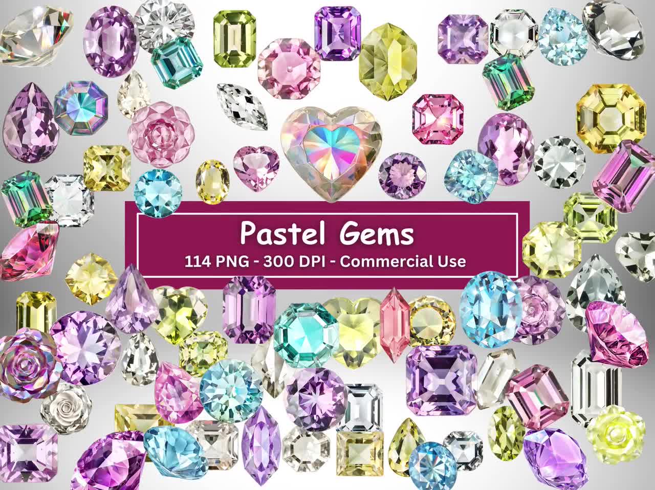 💎 Pastel Gemstones: The Perfect Subtle Touch to Enhance Diamonds.
