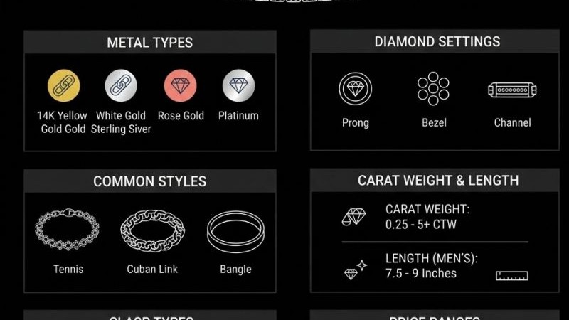 Diamond Bracelet Anatomy: The Ultimate Technical Guide to Every Component, Setting, and Safety Feature