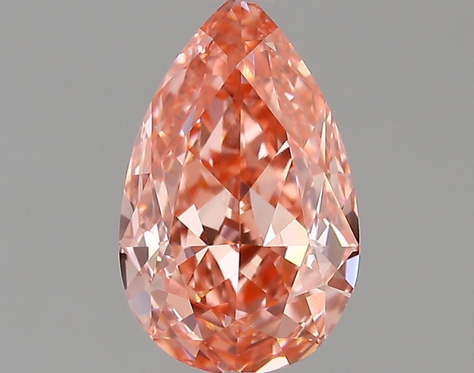 1.69ct FANCY VIVID  PINK VVS2 Pear (IGI)