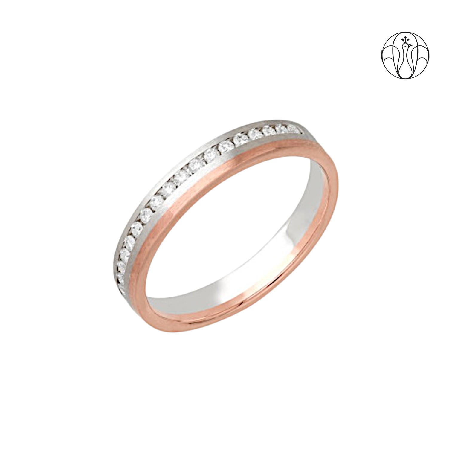 Prince Wedding Band (CI. Zaveri)-  0.08 CTW 1 PCS VVS Lab Grown Round Diamond Minimal Band Ring