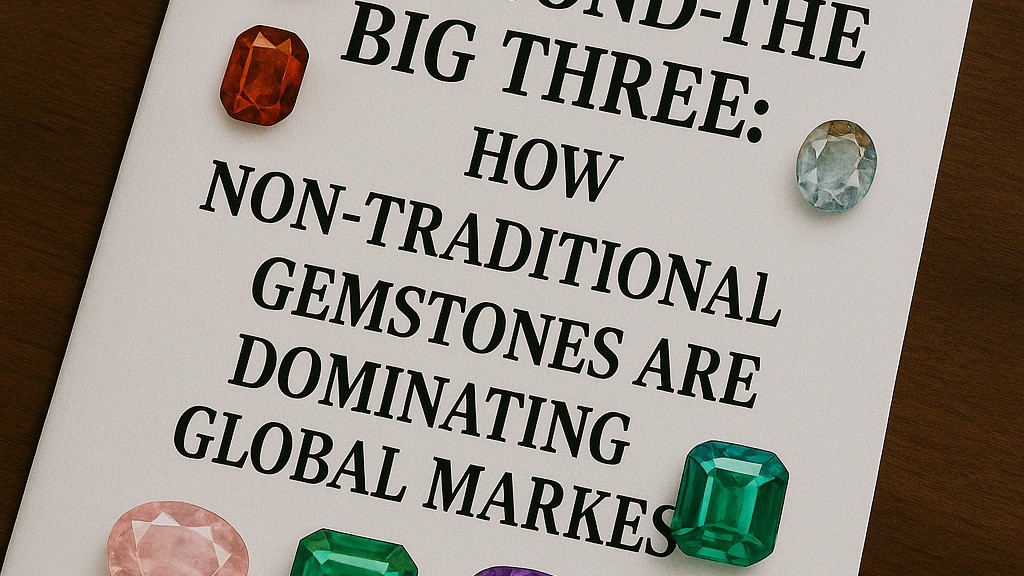 💎 Beyond the Big Three: How Non-Traditional Gemstones Are Dominating Global Markets