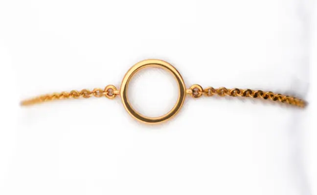 Margot 22k La Ronde With Gold Chain Bracelet