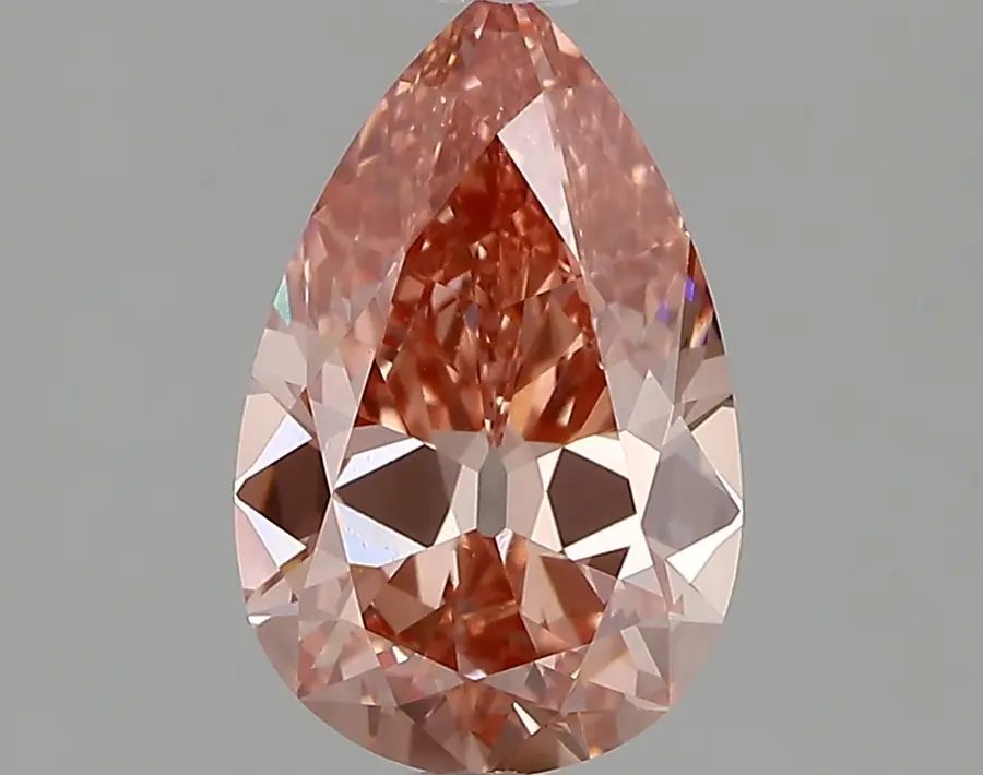1.86ct FANCY VIVID  PINK VVS1 Pear (IGI)