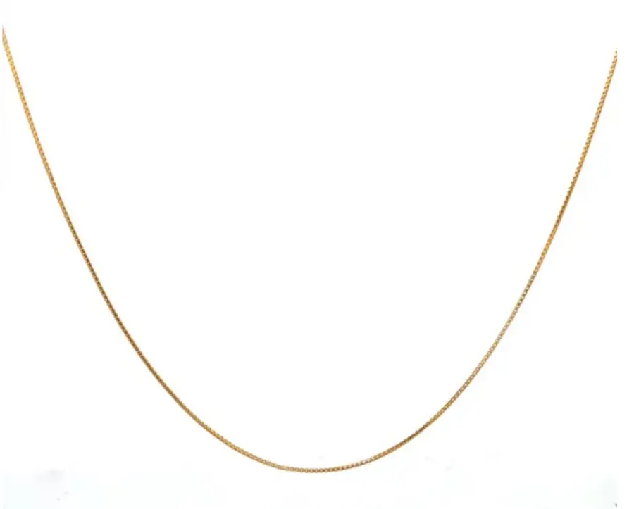 22k Box Chain - 18”