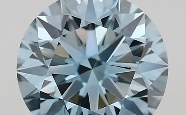 1.84ct FANCY VIVID  BLUE SI1 Round (IGI)