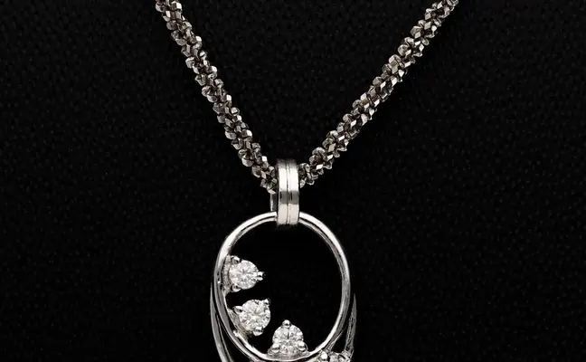 Lab Grown Diamond - Celestial Oval Pendant