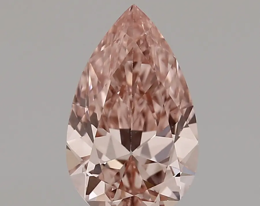 1.75ct FANCY VIVID  PINK VVS2 Pear (IGI)