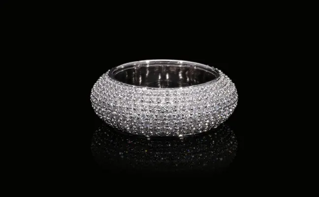 Lab Grown Diamond Iced Out Ring for Her