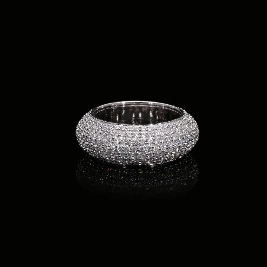 Lab Grown Diamond Iced Out Ring for Her