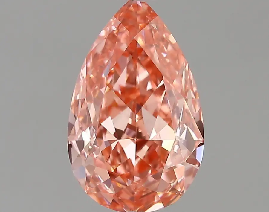 1.69ct FANCY VIVID  PINK VVS2 Pear (IGI)