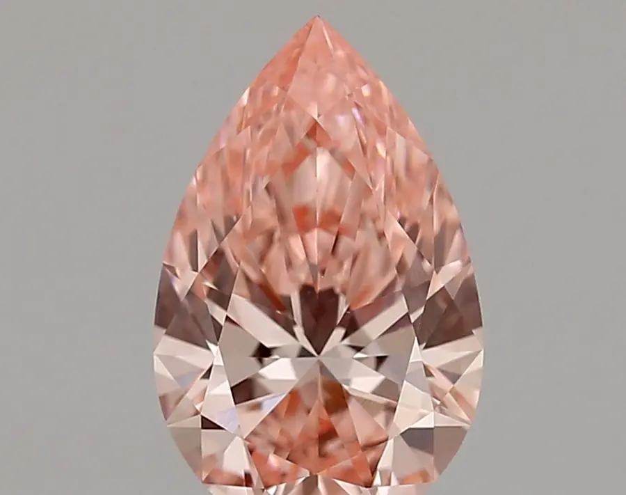 1.66ct FANCY VIVID  PINK VVS2 Pear (IGI)