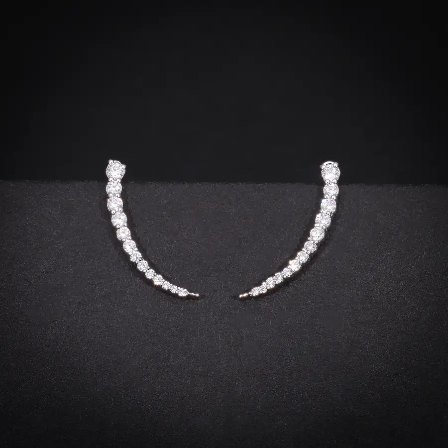 Lab Grown Diamond Eternity Earrings