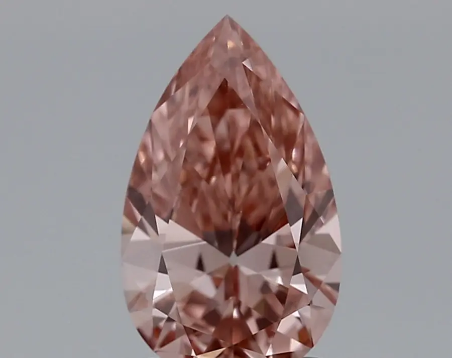 1.59ct FANCY VIVID  PINK VVS1 Pear (IGI)