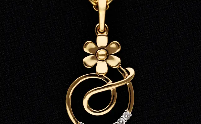 Lab Grown Diamond Blooming Flower Pendant