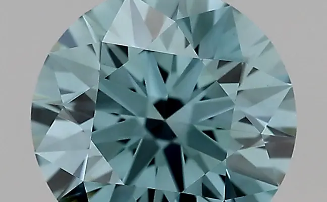 1.52ct FANCY VIVID  GREEN VVS2 Round (IGI)