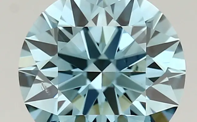 1.51ct FANCY VIVID  BLUE VS2 Round (IGI)