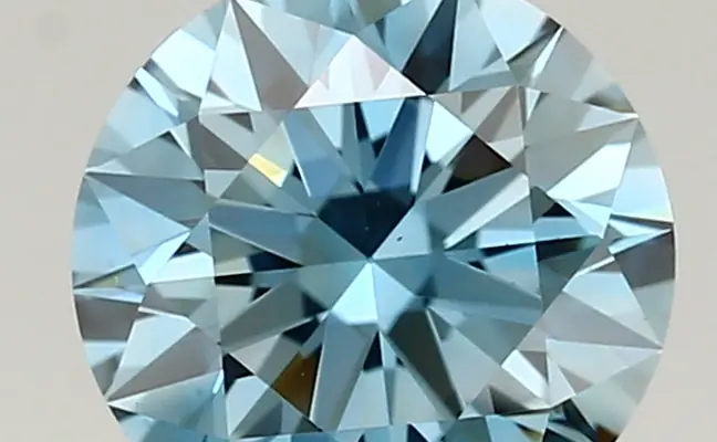 1.45ct FANCY VIVID  BLUE VS1 Round (IGI)