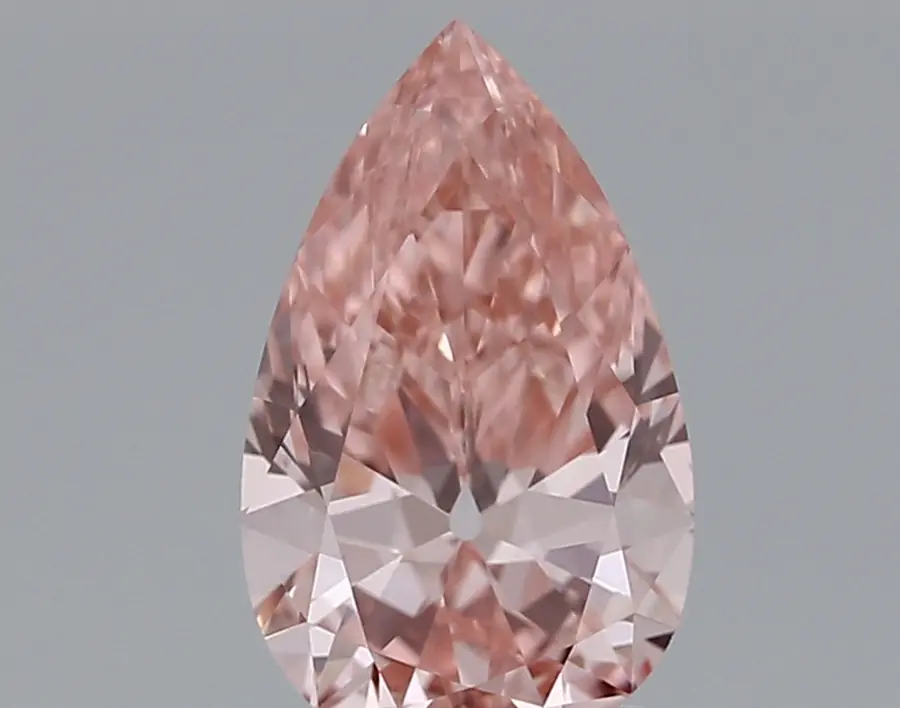 1.44ct FANCY VIVID  PINK VVS2 Pear (IGI)
