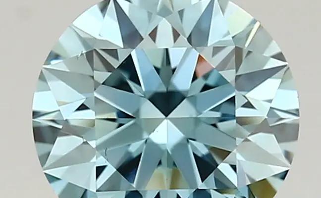 1.43ct FANCY VIVID  BLUE VS2 Round (IGI)
