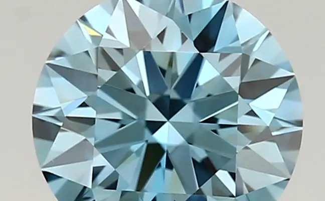 1.43ct FANCY VIVID  BLUE VS1 Round (IGI)