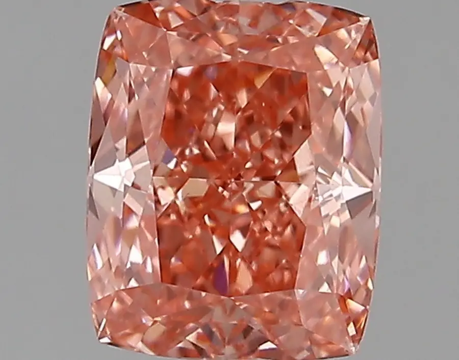 1.41ct FANCY VIVID  PINK VS1 Cushion (IGI)