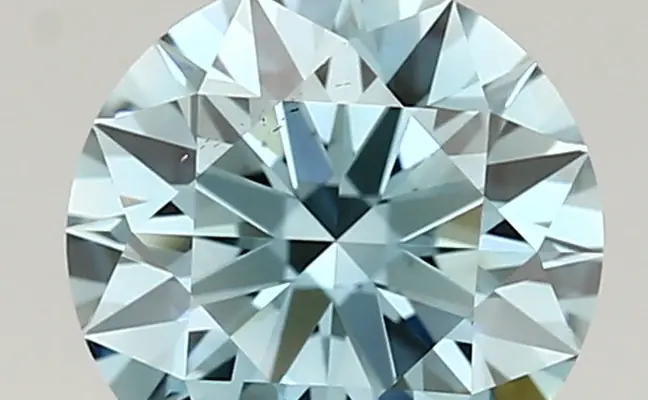 1.37ct FANCY VIVID  BLUE VS2 Round (IGI)