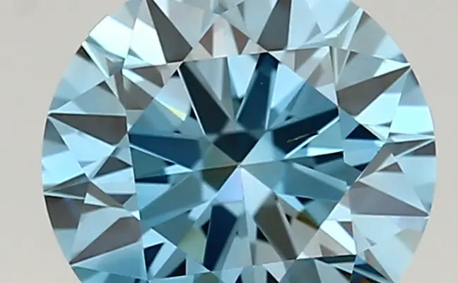 1.35ct FANCY VIVID  BLUE VS2 Round (IGI)