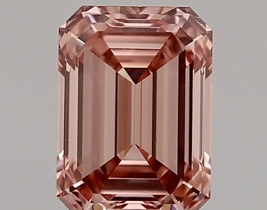 1.34ct FANCY VIVID  PINK VVS2 Emerald (IGI)