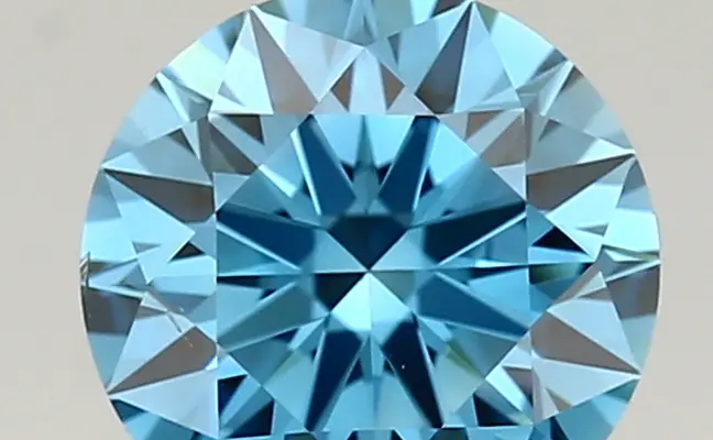 1.31ct FANCY VIVID  BLUE VS2 Round (IGI)