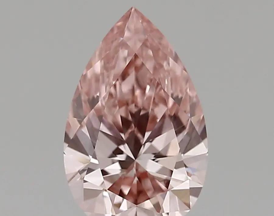 1.24ct FANCY VIVID  PINK VVS2 Pear (IGI)