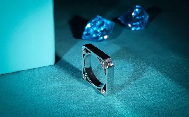 Carre Cut Lab Grown Diamond Ring