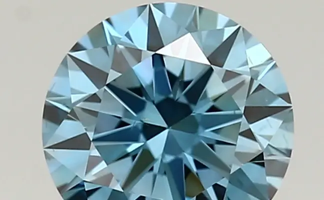 1.12ct FANCY VIVID  BLUE VS2 Round (IGI)