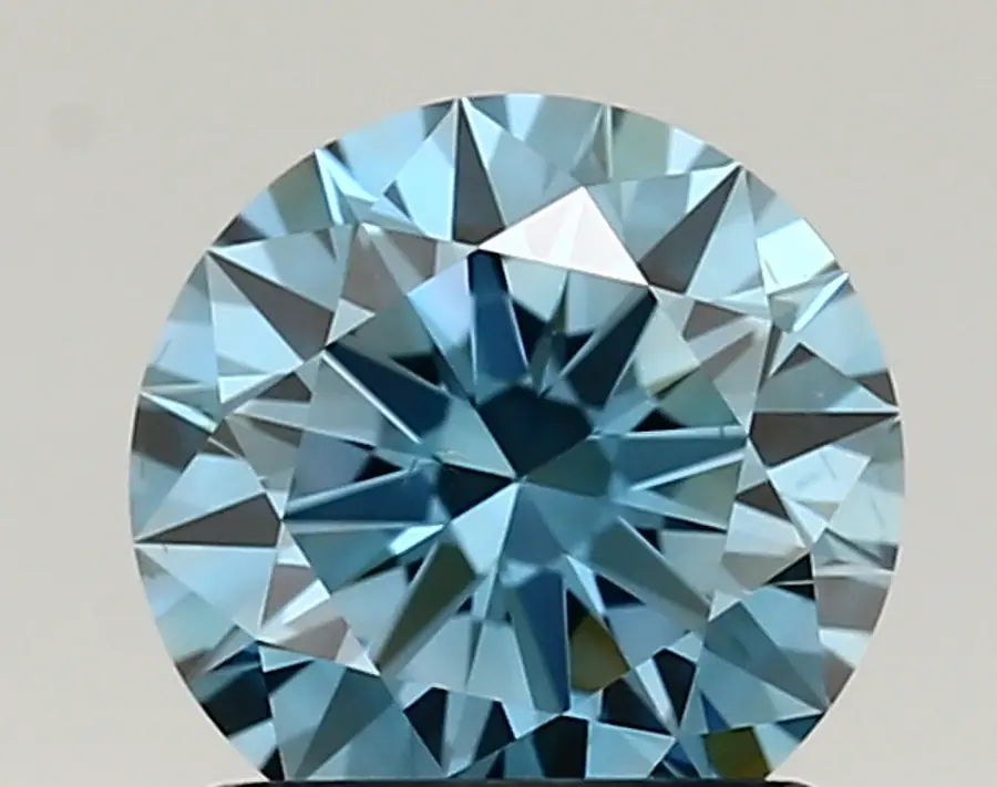 1.12ct FANCY VIVID  BLUE VS2 Round (IGI)