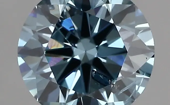 1.10ct FANCY VIVID  BLUE I1 Round (IGI)