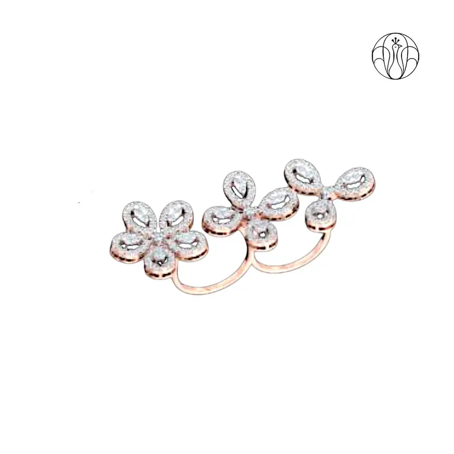 Anushka Ring(CI. Zaveri)- 3.282 CTW 171 PCS VS1 Lab Grown Round Diamond High Jewellery Ring