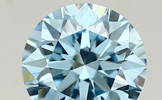 1.02ct FANCY VIVID  BLUE SI1 Round (IGI)