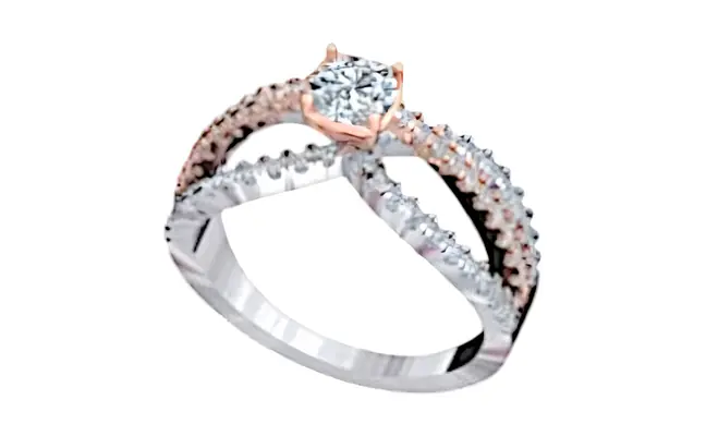 Belle Ring (CI. Zaveri)- 1.17 CTW 67 PCS VS1 Lab Grown Round Diamond Ring