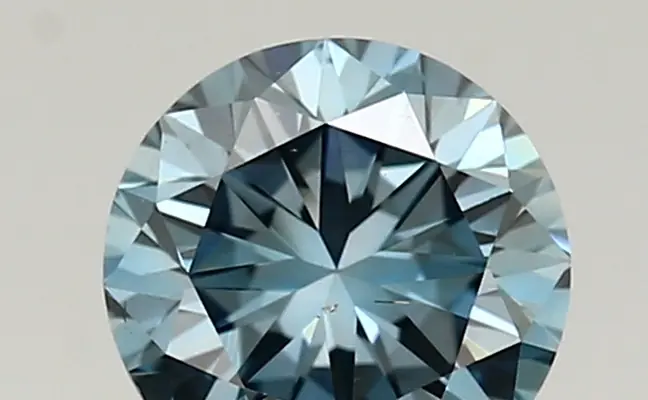 1.01ct FANCY VIVID  BLUE SI1 Round (IGI)