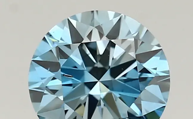 1.01ct FANCY VIVID  BLUE SI1 Round (IGI)