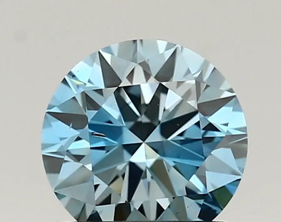 1.01ct FANCY VIVID  BLUE SI1 Round (IGI)