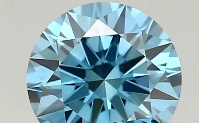 1.00ct FANCY VIVID  BLUE VVS2 Round (IGI)