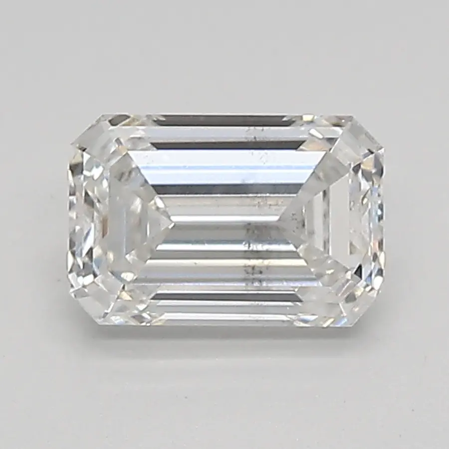 0.99ct F SI1 Emerald (IGI)