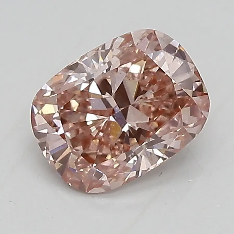 0.98ct FANCY INTENSE  PINK VS2 Cushion (IGI)