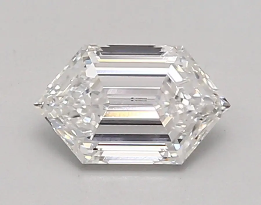 0.96ct D VVS2 Long Hexagon (IGI)