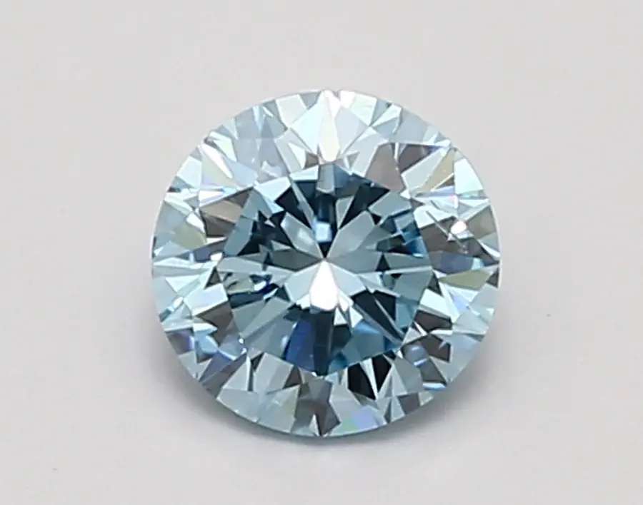 0.96ct FANCY VIVID  BLUE SI1 Round (IGI)